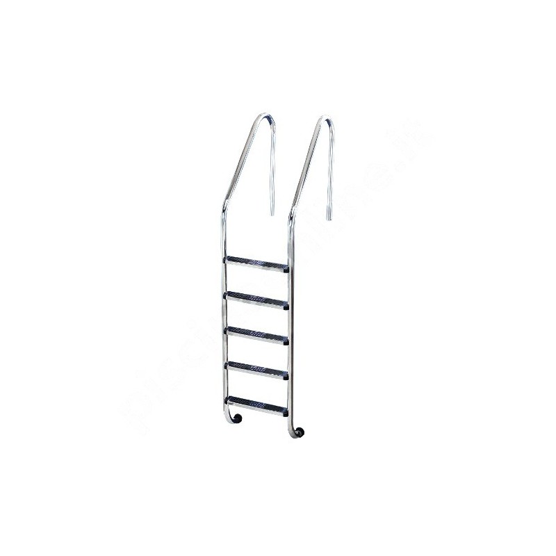 Scaletta Standard 5 gradini Acciaio Inox AISI 304