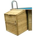 Locale tecnico Gre 100 x 88 x h 131 cm per piscine in legno 