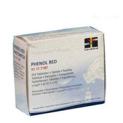 Pastiglie Phenol Red reagenti  per misurazione ph