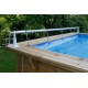 Rullo avvolgitore XTRA per piscine in legno