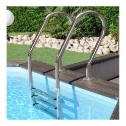 Scaletta Standard 3 gradini Acciaio Inox AISI 316
