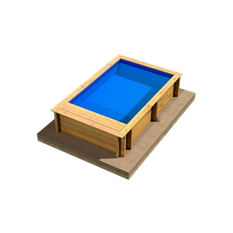 Ecowood BWT Pool'n Box Junior - 3,70 x 2,40 x h 76 cm - piscina in legno