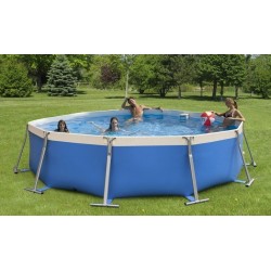 Kit Piscina Bahamas 350 rotonda Ø 3,50 m - h 100 cm - NewPlast 