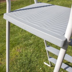 Scaletta Gre per piscine fuori terra 2 x 3 gradini con sistema di sicurezza