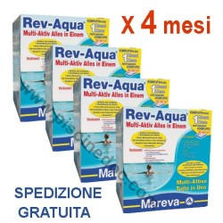 Set 4 confezioni Rev Aqua 30-60 trattamento disinfettante multiattivo