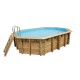 Piscina in legno 3,00 m x 4,90 m ottagonale - Sunwater 490 Ubbink