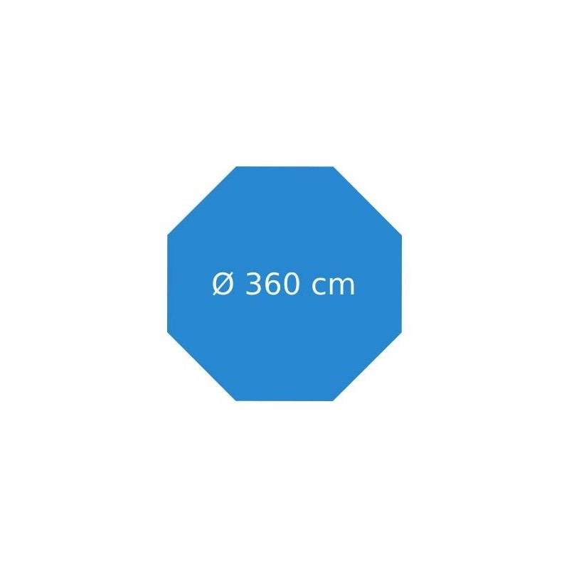 Liner ricambio per piscina Azura 505 Ubbink colore AZZURRO