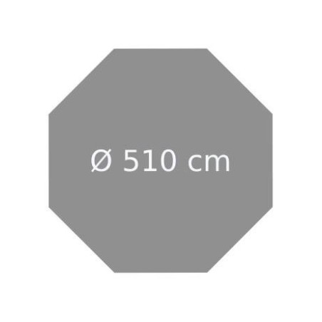 Liner ricambio per piscina Ocea 510 Ubbink colore GRIGIO - ⌀ 510 cm
