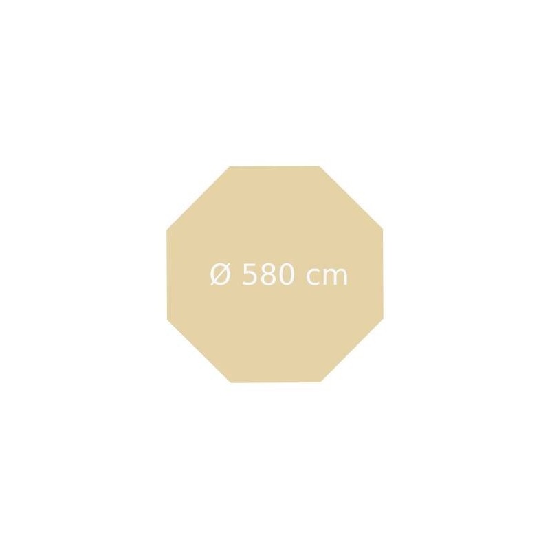Liner ricambio per piscina Ocea 580 Ubbink colore SABBIA - ⌀ 580 cm
