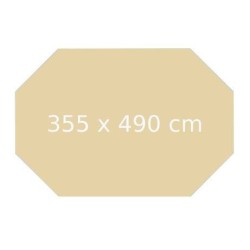 Liner ricambio per piscina Azura 490 Ubbink colore SABBIA - 355 x 490 cm