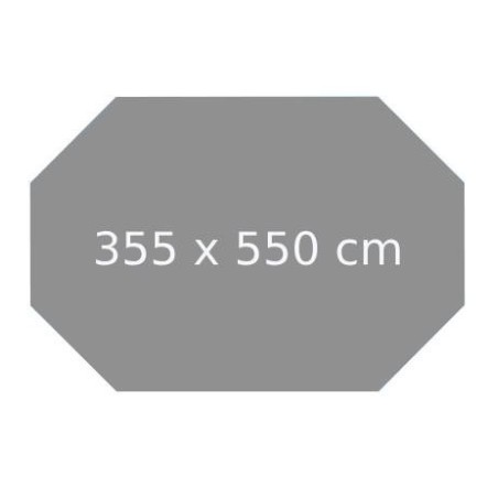Liner ricambio per piscina Ocea 550 Ubbink colore GRIGIO - 355 x 550 cm - altezza 120 cm