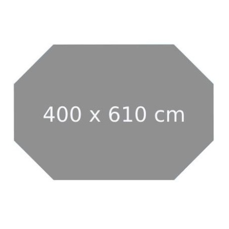 Liner ricambio per piscina Ocea 610 Ubbink colore GRIGIO - 400 x 610 cm - altezza 130 cm