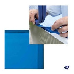 Liner diametro 3,5 m altezza 120 cm AZZURRO ricambio GRE 