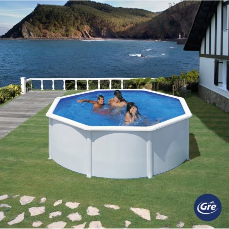 Piscina Gre Aqualoon Bianco Ø 300 cm - h 120 rotonda fuori terra Dream Pool